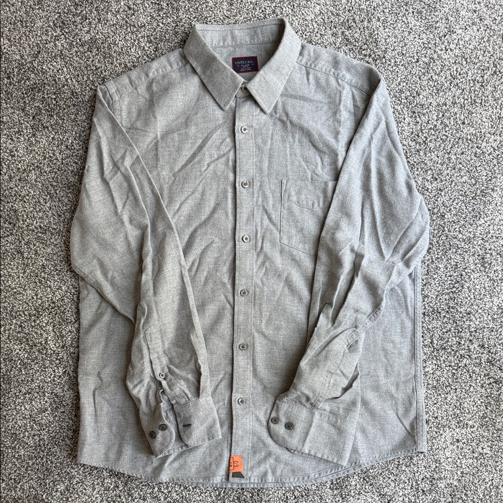 UNTUCKit Gray Dress Shirt